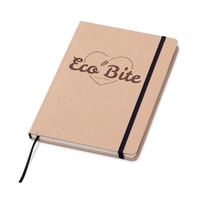 Branded Promotional NOTE BOOK MINDNOTES in Kraft Paper Hardcover Note Pad From Concept Incentives.
