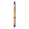 Branded Promotional PUSH BUTTON BALL PEN with Bamboo Barrel & Abs Fittings Pen From Concept Incentives.