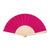 Branded Promotional MANUAL HAND FAN in Wood with Polyester Fabric Fan From Concept Incentives.