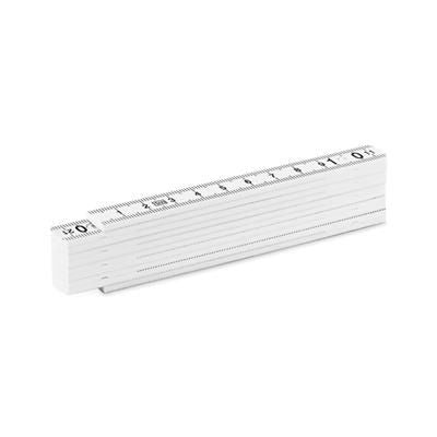 Branded Promotional FOLDING CARPENTERS RULER 1 METRE MADE OF FIBERGLASS Ruler From Concept Incentives.