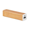 Branded Promotional POWER BANK 2200 MAH in Bamboo Case Technology From Concept Incentives.