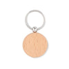 Branded Promotional ROUND SHAPE WOOD KEYRING Keyring From Concept Incentives.