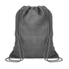 Branded Promotional DRAWSTRING BAG in 1200d Heathered Polyester Bag From Concept Incentives.