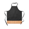 Branded Promotional ADJUSTABLE KITCHEN APRON with 2 Front Pockets in 35% Cotton-65% Polyester with Cork Hem Apron From Concept Incentives.