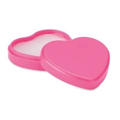 Branded Promotional NATURAL LIP BALM in Heart Shape Case Lip Balm From Concept Incentives.