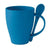 Branded Promotional RE-USABLE MUG with Spoon in 50% Bamboo Fibre & 50% Pp Mug From Concept Incentives.