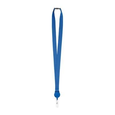 Branded Promotional LANYARD in Polyester with Retractable Badge Holder & Safety Breakaway Lanyard From Concept Incentives.