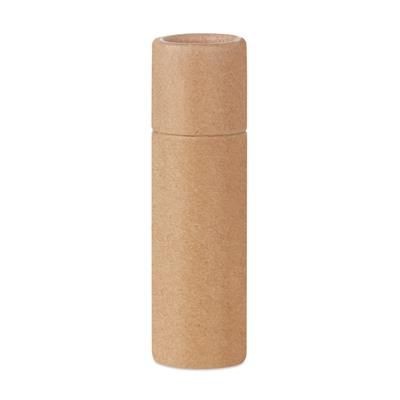 Branded Promotional NATURAL LIP BALM in Carton Finish Casing Lip Balm From Concept Incentives.