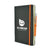 Branded Promotional A5 MOLE MATE in Black and Orange Notebook from Concept Incentives