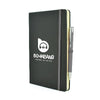 Branded Promotional A5 MOLE MATE in Black and Grey Notebook from Concept Incentives