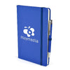 Branded Promotional 2-IN-1 A5 MOLE NOTEBOOK & PEN in Blue Jotter From Concept Incentives.