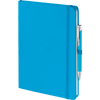 Branded Promotional MOOD DUO SET in Cyan Notebook and Pen from Concept Incentives