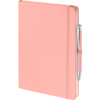 Branded Promotional MOOD DUO SET in Pastel Pink Notebook and Pen from Concept Incentives