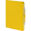 Branded Promotional MOOD DUO SET in Yellow Notebook and Pen from Concept Incentives