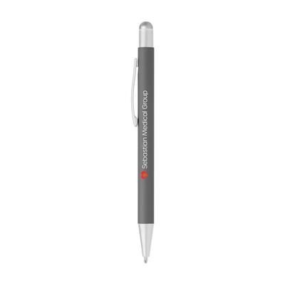 Branded Promotional BOWIE SATIN STYLUS PEN Pen From Concept Incentives.