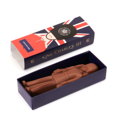Branded Promotional CORONATION ECO MATCHBOX OF CHOCOLATE KING'S GUARDS Chocolate from Concept Incentives