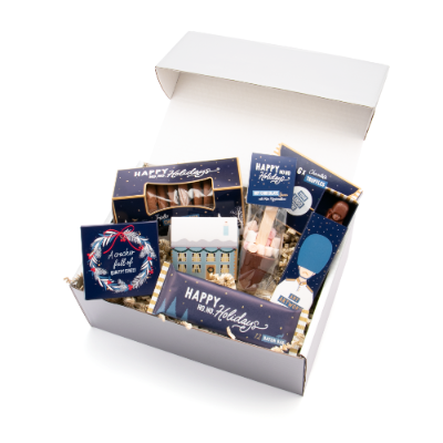 Branded Promotional WINTER GIFT BOX MAXI from Concept Incentives