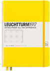 Branded Promotional LEUCHTTURM 1917 SOFTCOVER MEDIUM A5 NOTE BOOK in Yellow Notebook from Concept Incentives