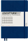 Branded Promotional LEUCHTTURM 1917 SOFTCOVER MEDIUM A5 NOTE BOOK in Navy Blue Notebook from Concept Incentives