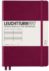 Branded Promotional LEUCHTTURM 1917 SOFTCOVER MEDIUM A5 NOTE BOOK in Dark Red Notebook from Concept Incentives