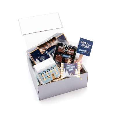 Branded Promotional WINTER GIFT BOX MIDI from Concept Incentives