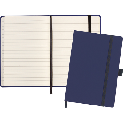 Branded Promotional LARKFIELD A5 SOFT FEEL NOTE BOOK in Blue Notebook from Concept Incentives