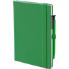 Branded Promotional DENIM COLOUR NOTE BOOK in Green Notebook from Concept Incentives.