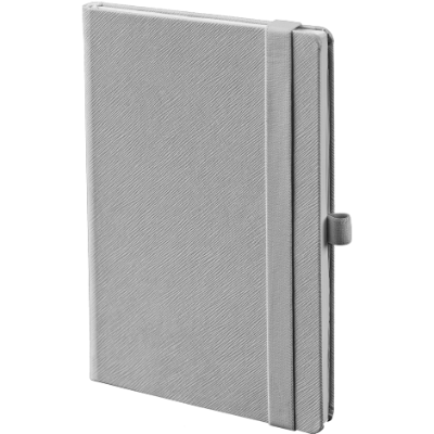 Branded Promotional DENIM COLOUR NOTE BOOK in White Notebook from Concept Incentives.