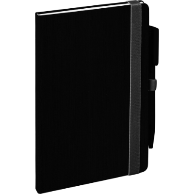 Branded Promotional FABRIKA NOTE BOOK in Black Notebook from Concept Incentives