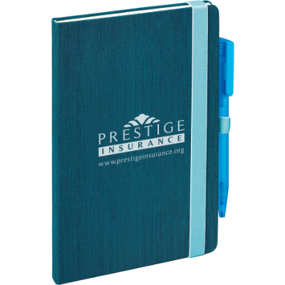 Branded Promotional FABRIKA NOTE BOOK in Blue Notebook from Concept Incentives