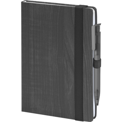 Branded Promotional FOREST NOTE BOOK in Grey Notebook From Concept Incentives.