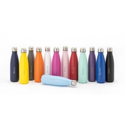 Branded Promotional OASIS POWDER COATED STAINLESS STEEL METAL THERMAL INSULATED BOTTLE Sports Drink Bottle From Concept Incentives.