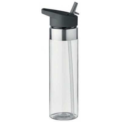 Branded Promotional H2O TRITAN WATER DRINK BOTTLE with Straw 750ml Sports Drink Bottle From Concept Incentives.