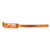 Branded Promotional PVC EVENT WRISTBANDS in Orange Wrist Bands from Concept Incentives