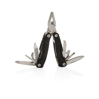 Branded Promotional MINI FIX MULTI TOOL in Black Multi Tool From Concept Incentives.