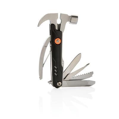 Branded Promotional EXCALIBUR HAMMER TOOL in Black Multi Tool From Concept Incentives.