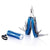 Branded Promotional MULTI TOOL AND TORCH SET in Blue Multi Tool From Concept Incentives.