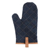 Branded Promotional DELUXE CANVAS OVEN MITT in Blue Oven Mitt From Concept Incentives.