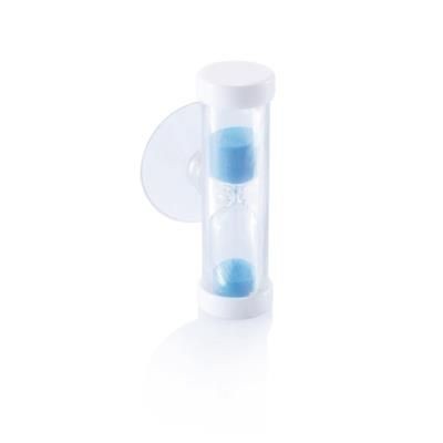 Branded Promotional MINI SHOWER COACH, BLUE Timer From Concept Incentives.