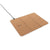 Branded Promotional 5W CORDLESS CHARGER CORK MOUSEMAT AND STAND in Brown Charger From Concept Incentives.