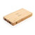 Branded Promotional BAMBOO 4,000 Mah CORDLESS 5W POWERBANK in Brown Charger From Concept Incentives.