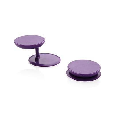 Branded Promotional STICK N HOLD PHONE STAND in Purple Mobile Phone Stand From Concept Incentives.