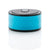 Branded Promotional GEOMETRIC CORDLESS SPEAKER in Blue Speakers From Concept Incentives.