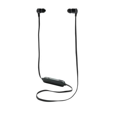 Branded Promotional CORDLESS EARBUDS BASIC in Black Earphones From Concept Incentives.