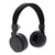 Branded Promotional FOLDING CORDLESS HEADPHONES in Black Earphones From Concept Incentives.