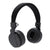 Branded Promotional FOLDING CORDLESS HEADPHONES in Black Earphones From Concept Incentives.