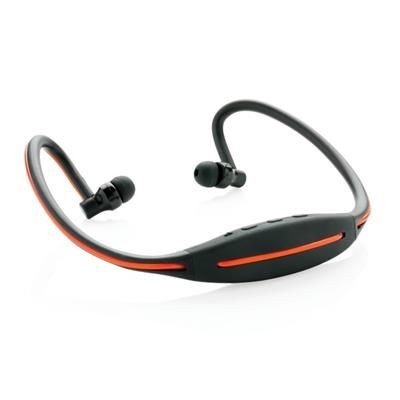 Branded Promotional RUNNING LED HEADPHONES Earphones From Concept Incentives.