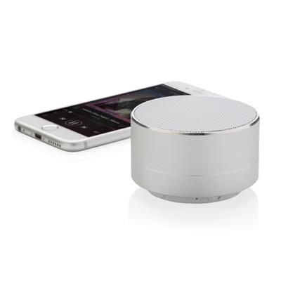 Branded Promotional BBM CORDLESS SPEAKER in Silver Speakers From Concept Incentives.