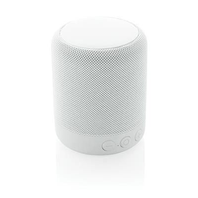 Branded Promotional FUNK CORDLESS SPEAKER in White Speakers From Concept Incentives.