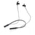 Branded Promotional AXL NECKBAND EARBUDS in Black Earphones From Concept Incentives.